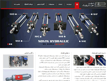 Tablet Screenshot of novinhydraulic.com